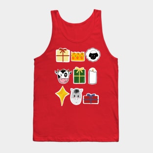 Christmas nativity icons Tank Top